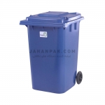  سطل زباله صنعتی چرخدار 360 لیتری
